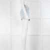 Mother Pale Raw Edge Blue Jean Short