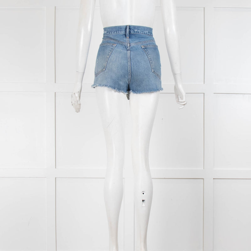 Frame  Denim Distressed Shorts