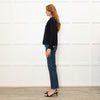 Daniel & Mayer Navy Short Cardigan Mother Of Pearl Buttons