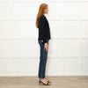 Daniel & Mayer Navy Short Cardigan Mother Of Pearl Buttons