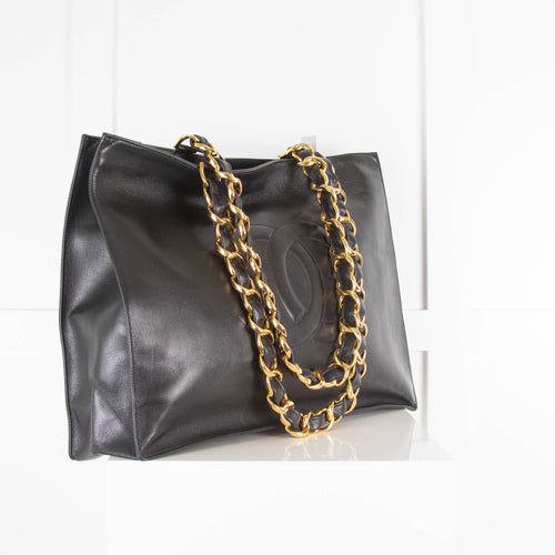 Chanel Vintage Jumbo Chain Tote Bag