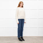 Christian Dior Cream 'J'Adior' Fluffy Jumper