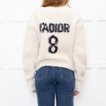 Christian Dior Cream 'J'Adior' Fluffy Jumper