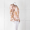Mos Mosh Pink & Brown Patterned Blouse