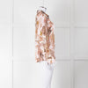 Mos Mosh Pink & Brown Patterned Blouse