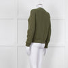 Iris Khaki Cotton Cable Knit Sweater