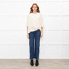 Hotel Particulier Cream Cashmere Poncho Style Jumper