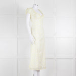 Amy Jane London Yellow Daphne Ditsy Floral Dress