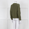 Iris Khaki Cotton Cable Knit Sweater