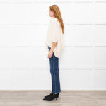 Hotel Particulier Cream Cashmere Poncho Style Jumper