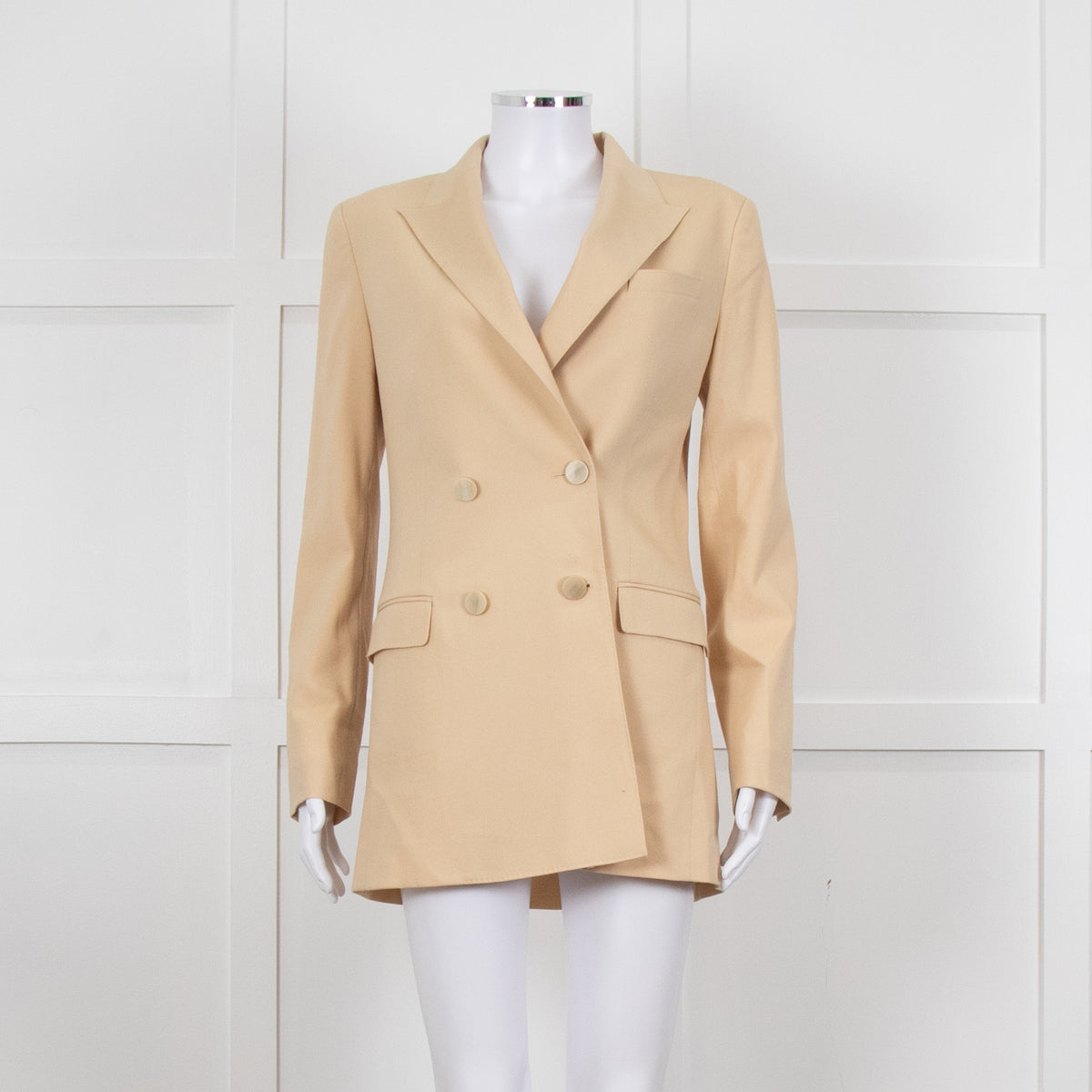 Theory Yellow Wool Blazer Jacket