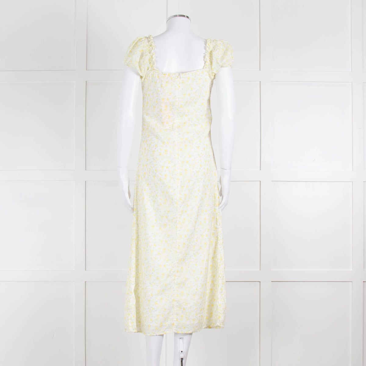 Amy Jane London Yellow Daphne Ditsy Floral Dress
