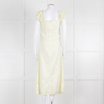 Amy Jane London Yellow Daphne Ditsy Floral Dress