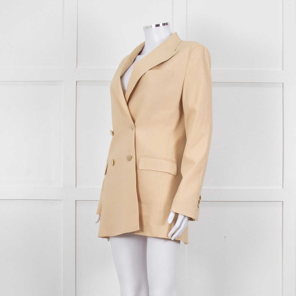 Theory Yellow Wool Blazer Jacket