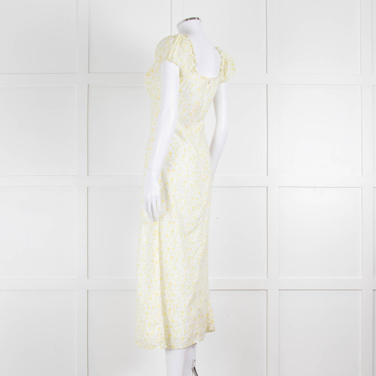 Amy Jane London Yellow Daphne Ditsy Floral Dress