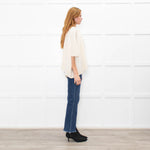 Hotel Particulier Cream Cashmere Poncho Style Jumper
