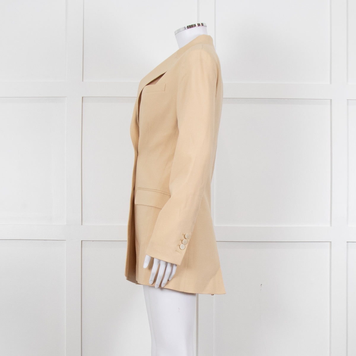 Theory Yellow Wool Blazer Jacket
