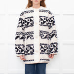 Isabel Marant Black And Cream Reversible Himemma Oversized Jacket