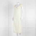 Amy Jane London Yellow Daphne Ditsy Floral Dress