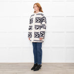 Isabel Marant Black And Cream Reversible Himemma Oversized Jacket
