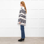 Isabel Marant Black And Cream Reversible Himemma Oversized Jacket