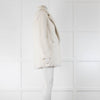 Alice + Olivia White Faux Teddy Coat