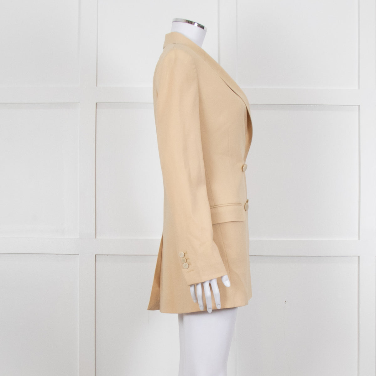 Theory Yellow Wool Blazer Jacket