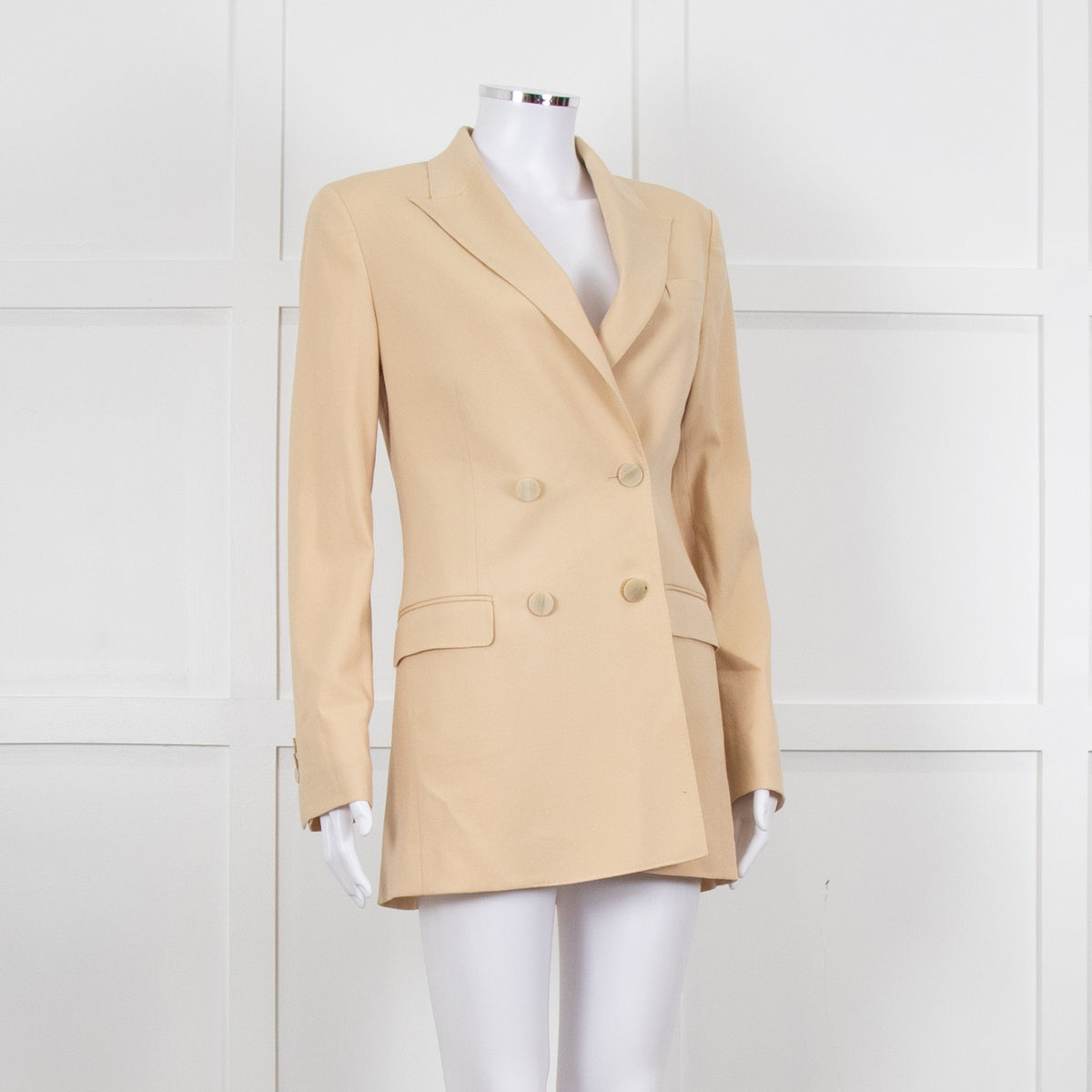 Theory Yellow Wool Blazer Jacket