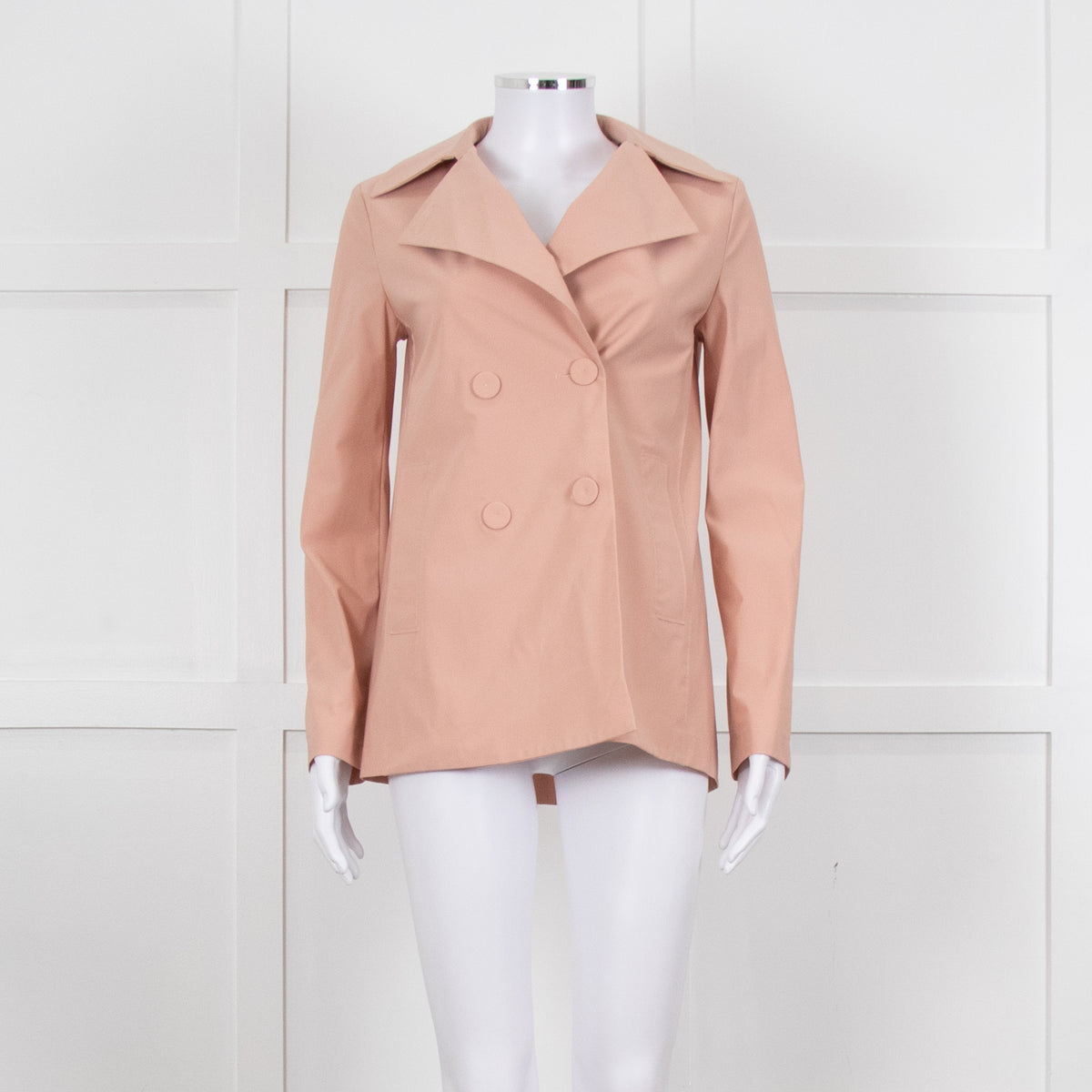 Harris Wharf London Peach Double Breasted Jacket