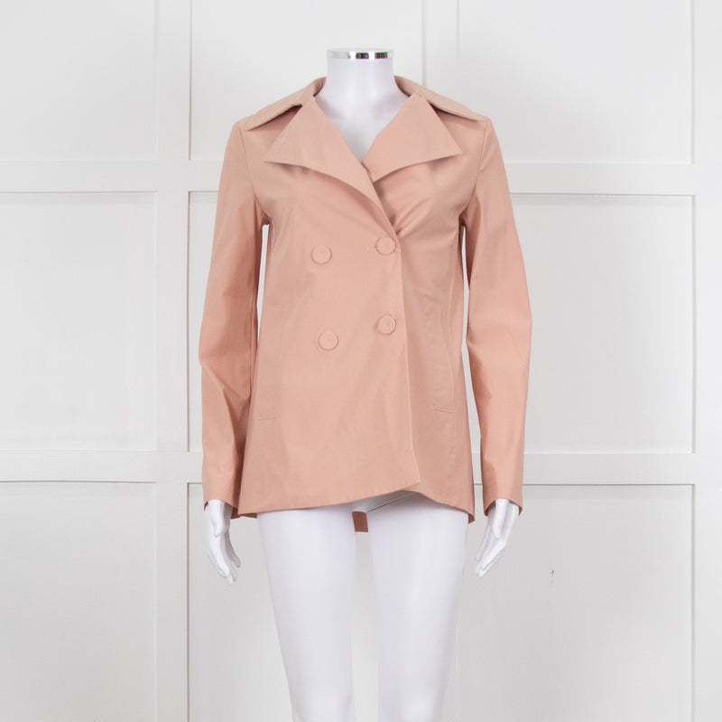 Harris Wharf London Peach Double Breasted Jacket