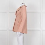Harris Wharf London Peach Double Breasted Jacket