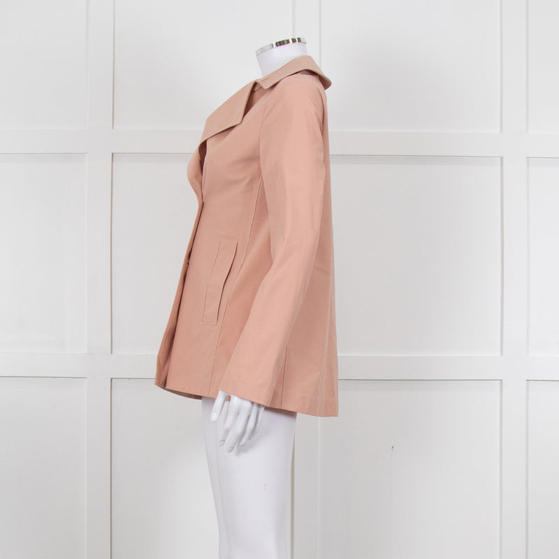 Harris Wharf London Peach Double Breasted Jacket