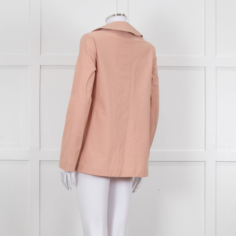 Harris Wharf London Peach Double Breasted Jacket