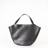 Mansur Gavriel Black Open Tote With Long Shoulder Straps