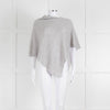 Pure Light Grey Cashmere Cape