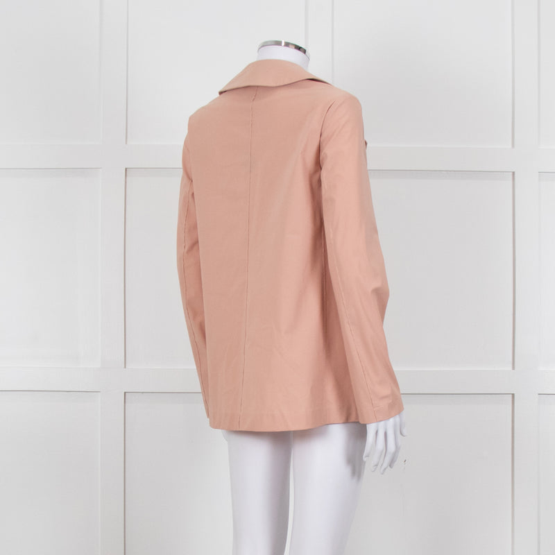 Harris Wharf London Peach Double Breasted Jacket