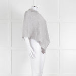 Pure Light Grey Cashmere Cape