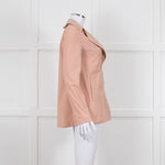 Harris Wharf London Peach Double Breasted Jacket
