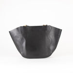 Mansur Gavriel Black Open Tote With Long Shoulder Straps