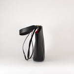 Mansur Gavriel Black Open Tote With Long Shoulder Straps