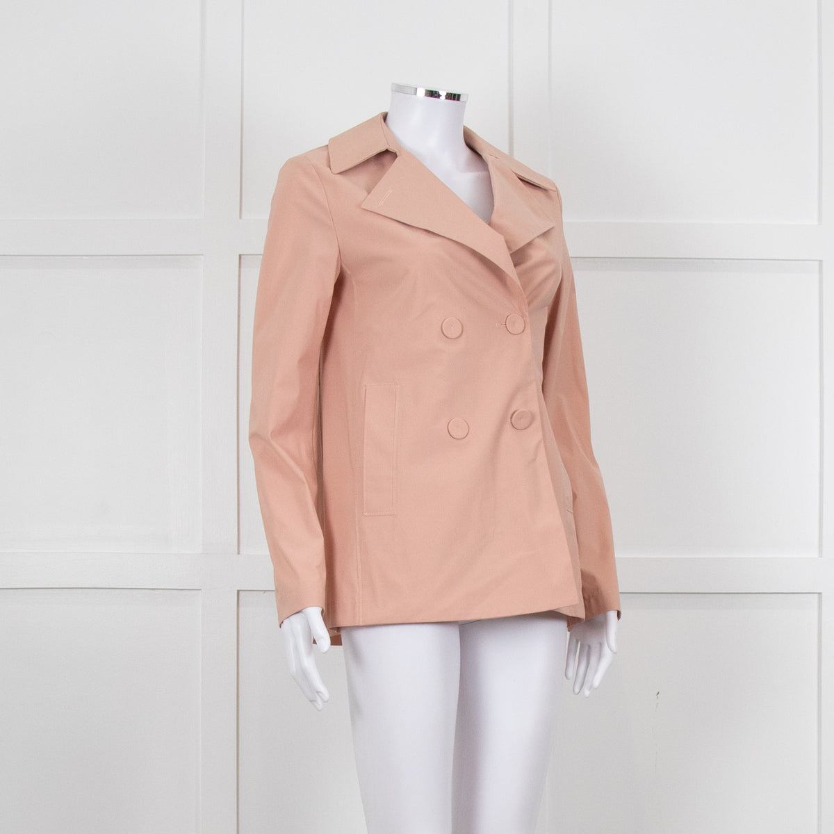 Harris Wharf London Peach Double Breasted Jacket