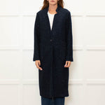 Lazzerini Tiziana Navy Sparkly Coat