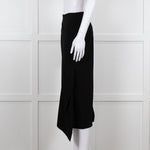 Roland Mouret Black Gold Zip Midi Skirt