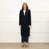Lazzerini Tiziana Navy Sparkly Coat