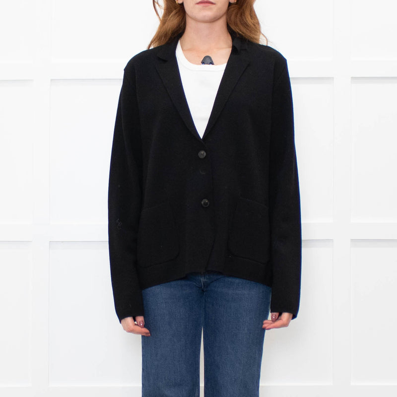 SUNSPEL Black Wool Jacket