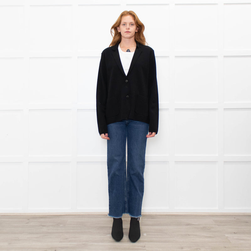 SUNSPEL Black Wool Jacket