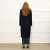 Lazzerini Tiziana Navy Sparkly Coat