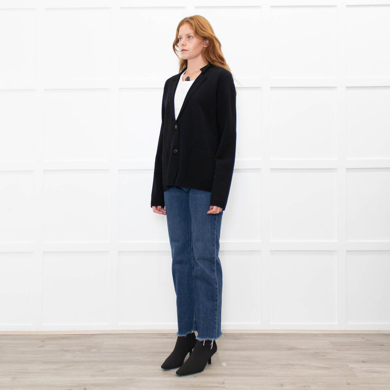 SUNSPEL Black Wool Jacket