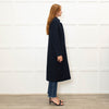 Lazzerini Tiziana Navy Sparkly Coat