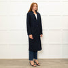 Lazzerini Tiziana Navy Sparkly Coat